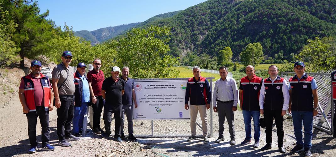 Çeltikte Ada Bazlı Çit Projesi Tamamlandı
